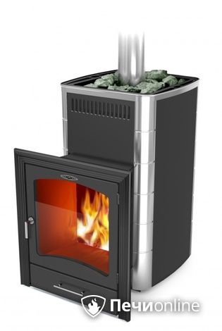 Дровяная печь-каменка TMF Калина II Carbon БСЭ антрацит НВ ПРА в Чайковском